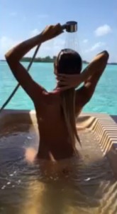 Samantha Hoopes Instagram shower video
