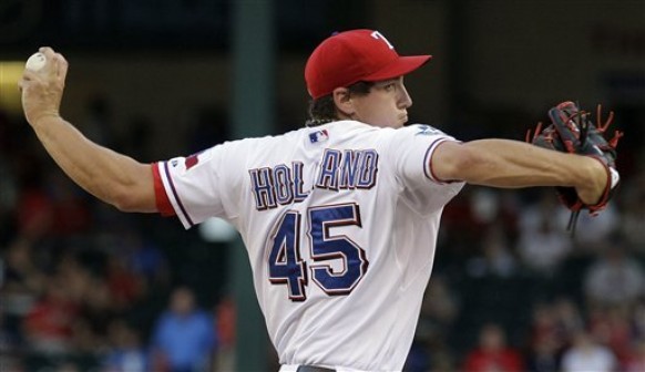 Derek Holland out until mid-season after knee surgery due to fall