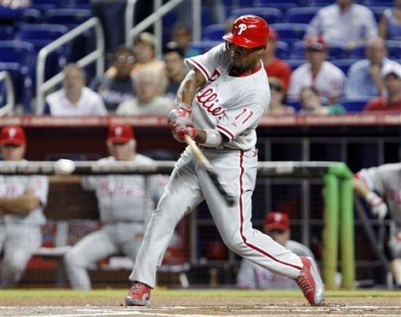 Jimmy Rollins benched for 3rd straight game
