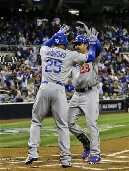 Adrian Gonzalez's two-run homer (video)