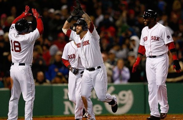 Red Sox roll over A's thanks to Napoli's heroics
