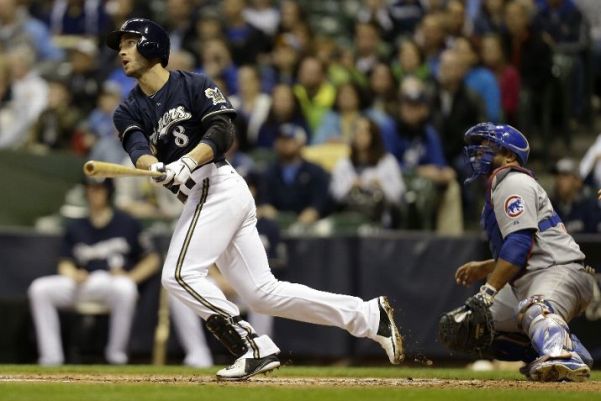Braun homers in Brewers 5-4 win over Cubs