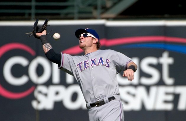 The ball Josh Hamilton famously dropped against the Oakland A’s sells for $1,280 at auction