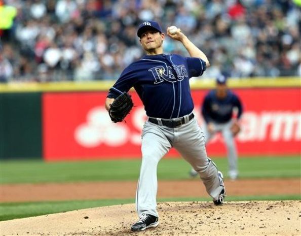 Rays provide plenty for Moore in his fifth win