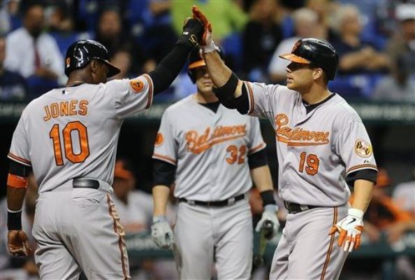Davis adds third homer in three games as O's top Rays 6-3