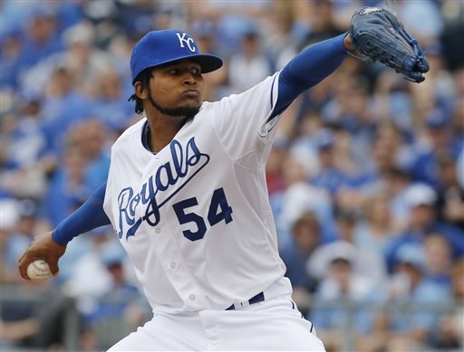 Santana works 8 innings to lead Royals over Twins
