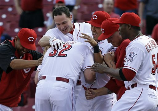 Worth the wait! Reds walk off in ninth of suspended game