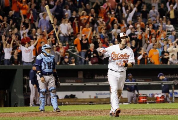 O's top Rays with Wieters' walk-off grand slam in 10th