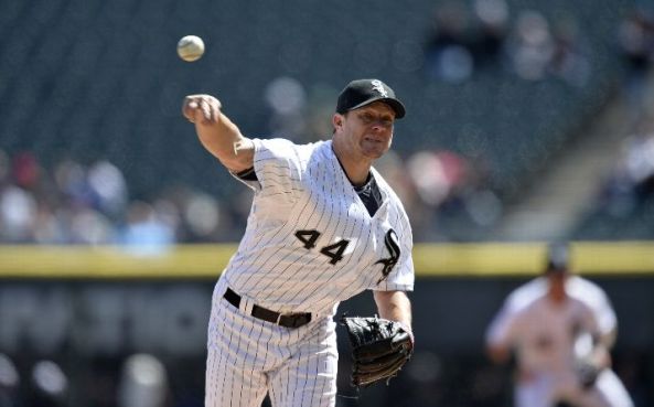 Homers back strong Peavy in White Sox 5-2 win