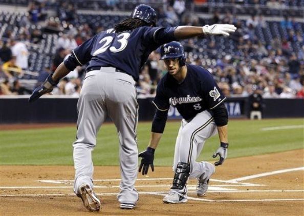 Brewers power way to eighth straight victory
