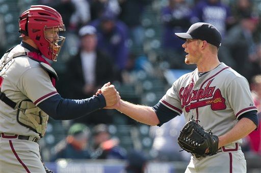 Braves bring heat to Denver, power out victory