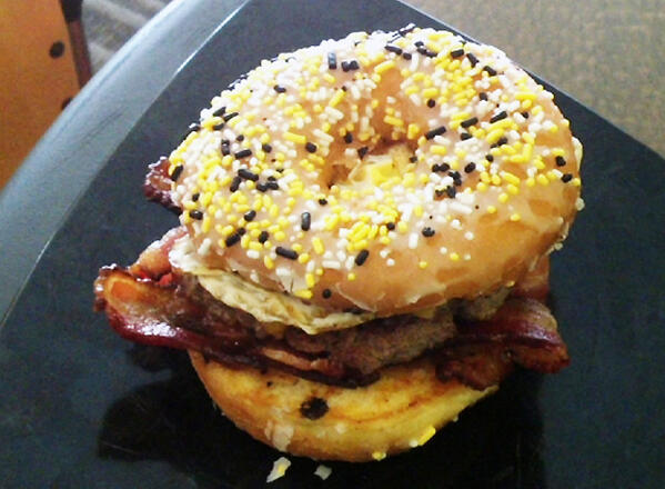 Pirates combine glazed donuts, sprinkles, bacon and beef into PNC Brunch Burger