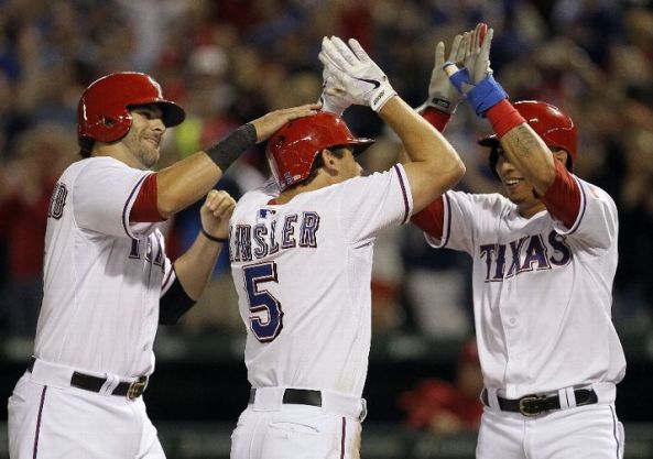 Rangers power way to 7-3 victory over Angels
