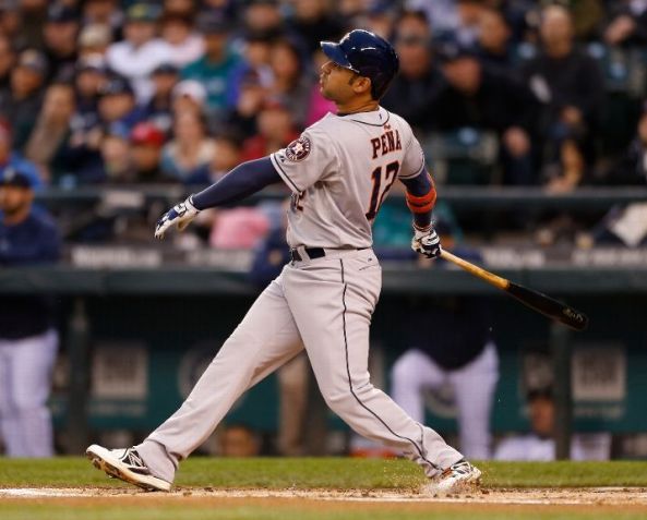 Astros break out of slump, rout Mariners 16-9