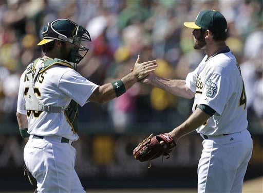 A's complete sweep with third straight comeback