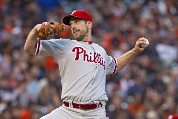 Phillies put Cliff Lee on DL with left elbow strain