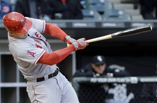 Mike Trout's two-run homer vs White Sox (Video)