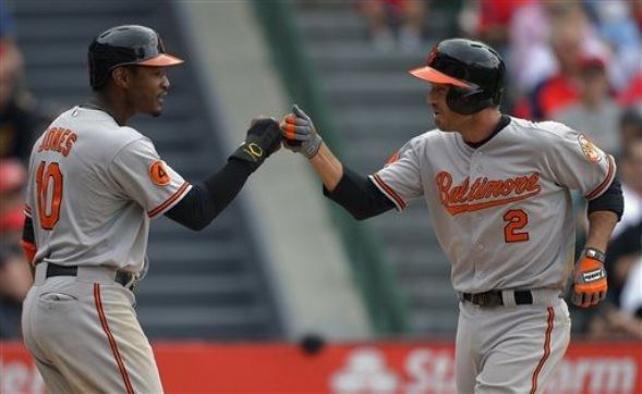 Orioles take finale with Angels 8-4 