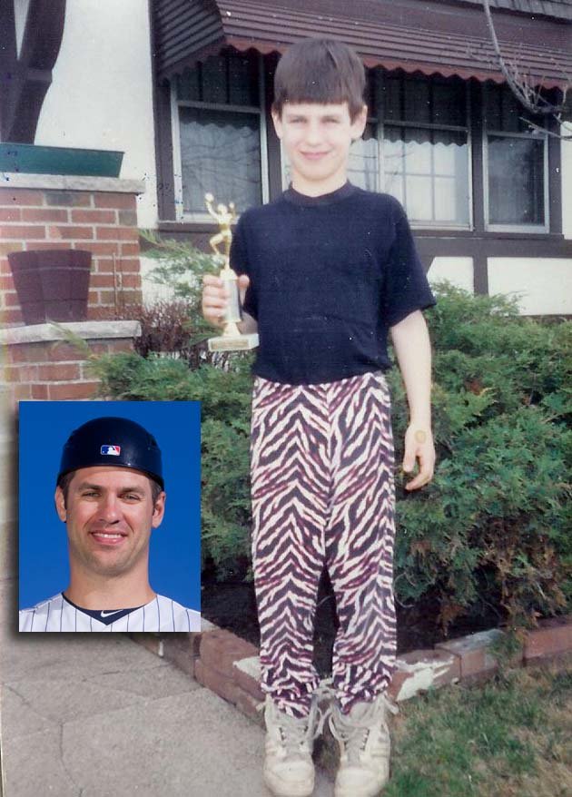 Joe Mauer rocks Zubaz pants and basketball trophy in portrait of the catcher as a young boy