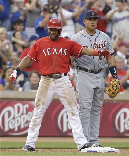 Andrus has 5 hits in Texas' 7-2 win over Detroit