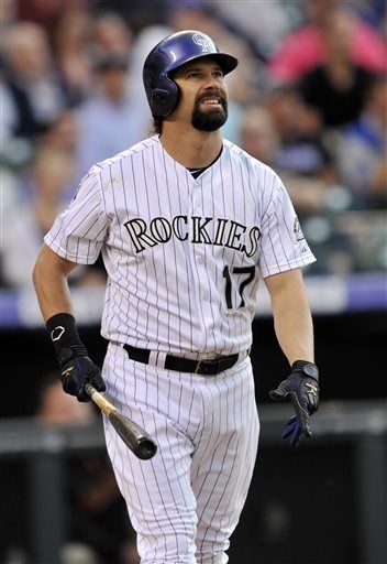 Todd Helton's two-run homer off Cain (Video)