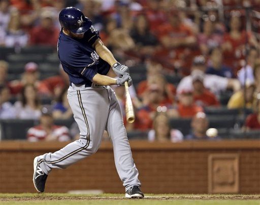 Bianchi's single in 10th lifts Brewers over Cards
