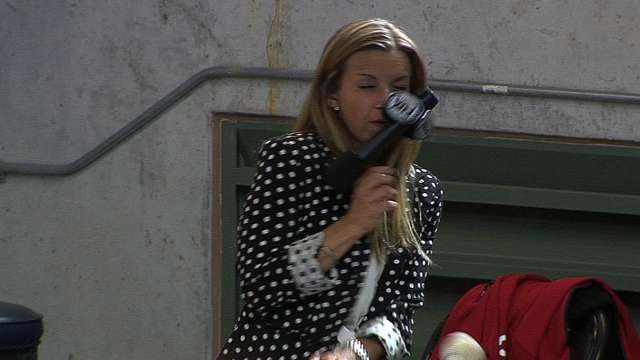 Brewers reporter has foul ball knock microphone out her hand during live shot (Video)