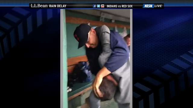 Noogie time! Terry Francona wrestles Don Orsillo at Fenway Park (Video)