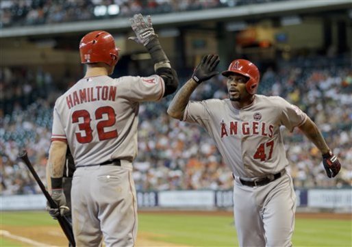 Angels gets 5th straight win, 7-2 over Astros