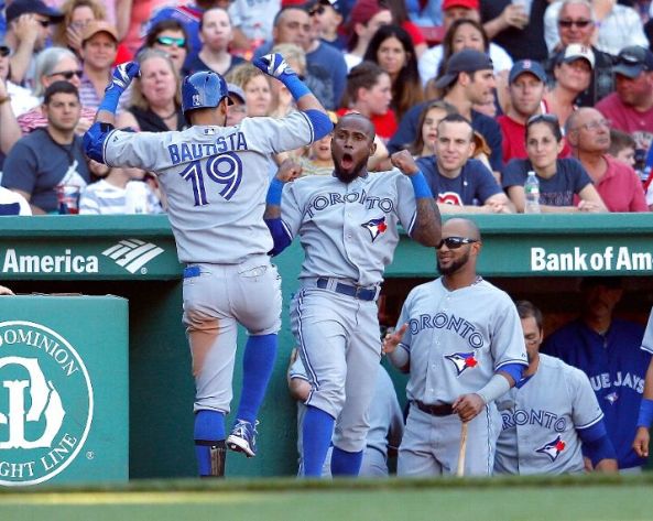 Bautista HRs twice, Blue Jays beat Red Sox 6-2