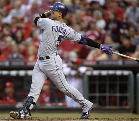 Rockies blast six homers in 12-4 blowout of Reds