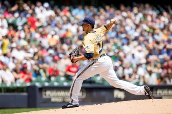 Gomez, Lohse lead Brewers past Phillies 9-1