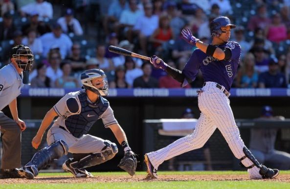 CarGo's clutch 9th inning game-tying double vs Padres (Video)
