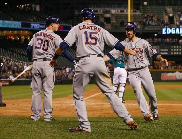 Astros ninth inning rally sink Mariners 6-1