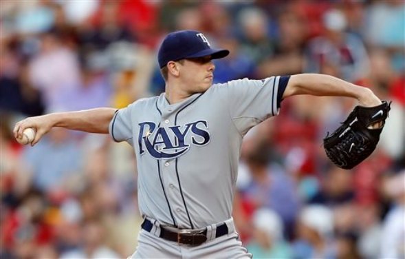 Rays back Hellickson, end Fenway drought with 6-2 win