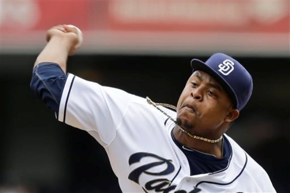 Volquez bounces back from bad start to beat Braves 5-3