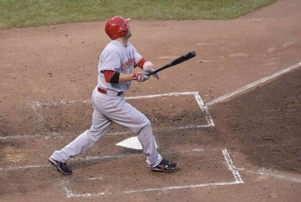 Joey Votto's two-run homer off Garza (Video)