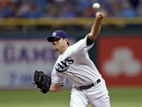 Moore gets 10th win, Rays beat Blue Jays 5-1