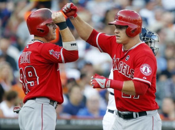Trout, Aybar homer to lift Angels over Tigers 7-4