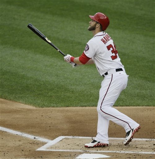 Bryce Harper Harper homers in 1st AB back from DL (Video) 