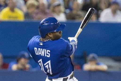 Rajai Davis' three-run homer vs Twins (Video)