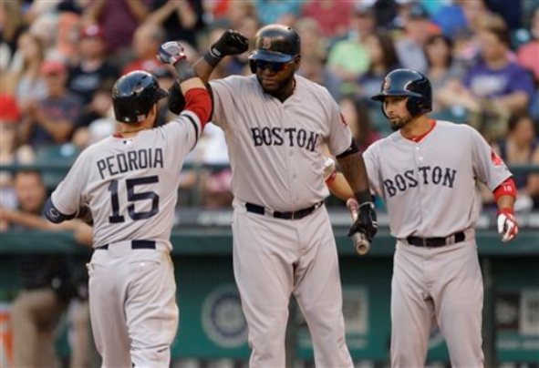 Red Sox hit 5 homers to rally past Mariners 11-8