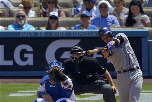 Michael Cuddyer's two-run homer vs Dodgers (Video)
