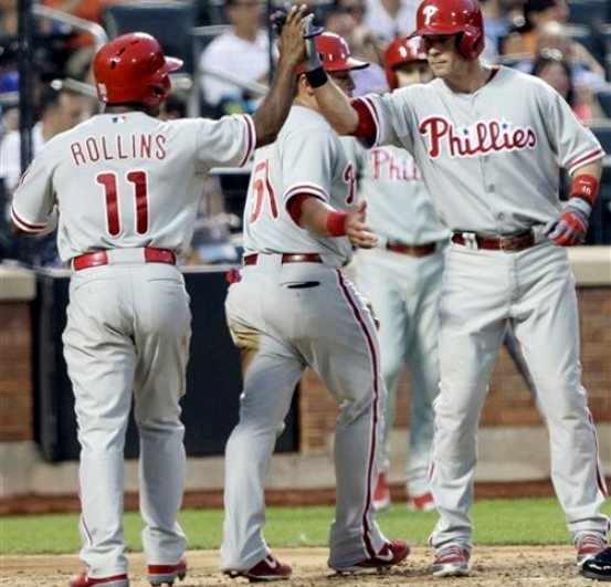 Phillies come flying out of break, rout Mets 13-8