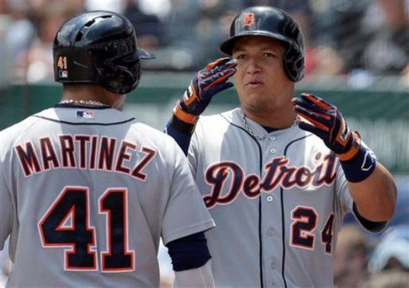  Cabrera homers to lift Tigers over Royals 4-1