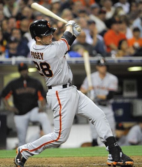Posey's 5 RBIs carry Giants to 10-1 win vs Padres