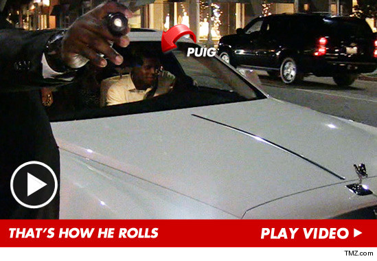 Dodgers' Yasiel Puig -- I Got a Rolls-Royce & Hot Chick ... Who Needs the All-Star Game (Video)