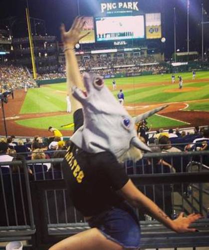 Porn Star goes wild at PNC Park (Video)