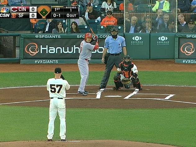 What was wrong with the batter's box at Giants game (Video)