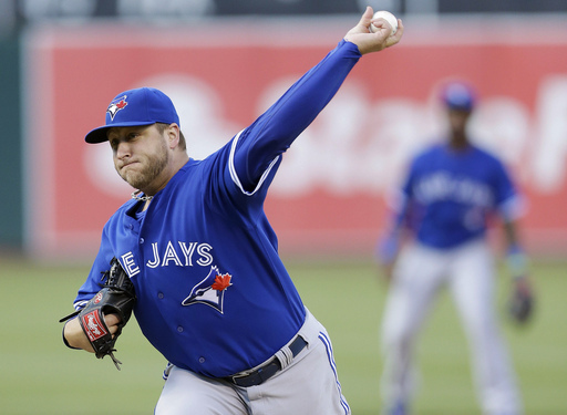 Buehrle pitches Blue Jays to 5-0 win over A's